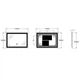 Дзеркало Zerix Sansa MR01-70x50-REVERSE з LED Touch, Anti-fog, димером, регулятором яскравості (ZX6050) ( 16739 ) - изображение 2