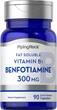 Бенфотиамин Piping Rock Benfotiamine 300mg 90 капсул - изображение 1