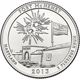Монета 25 центів (квотер) США 2013 D UNC Національний пам'ятник Форт Мак-Генрі. Fort McHenry National Monument - зображення 1