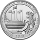 Монета 25 центів (квотер) США 2019 D UNC Американський Меморіальний Парк. American Memorial Park - зображення 1