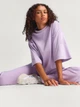 Футболка хлопковая женская Adidas ALL SZN Soft Lux Loose Sportswear JW5069 S Фиолетовая (4068808547338) - изображение 11