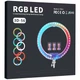 Лампа RGB Crystal 3D 56 см с пультом управления и USB для смартфонов освещение для фото и видео - изображение 2