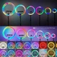 Лампа RGB Crystal 3D 56 см с пультом управления и USB для смартфонов освещение для фото и видео - изображение 8