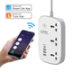 Сетевой удлинитель LDNIO SCW3451 3 порта 30W 2 метра 100-250V USB Type-C белый - изображение 5