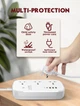 Сетевой удлинитель LDNIO SCW3451 3 порта 30W 2 метра 100-250V USB Type-C белый - изображение 7