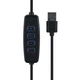 Лампа Fill Light 20 см 3200-5500 USB чорний для смартфонів і камер модель QX-200 - зображення 7