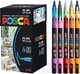 Набір маркерів Uni Posca 3M 15 шт Paint Art Markers, Set of 15 3M Medium Acrylic Markers with Reversible Tips PC-3M 15C - зображення 1