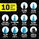 Набір маркерів Uni Posca 3M 15 шт Paint Art Markers, Set of 15 3M Medium Acrylic Markers with Reversible Tips PC-3M 15C - зображення 4
