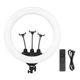 Лампа Ring Light 56 см 3200-6500K Механическое управление для смартфонов и камер ZB-F488 Черный - изображение 3