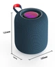 Портативна колонка Hoco HC30 потужність 5W Bluetooth 5.4 USB Type-C RGB підсвічування з FM приймачем синій - зображення 5