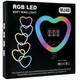 Лампа RGB 40Вт 48см с пультом USB для фотосъемки и макияжа черный Heart Style - изображение 2