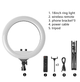 Лампа Fill Light 45 см черная 3200-5500K с креплением для смартфона и фотоаппарата - изображение 4