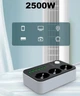 Мережевий подовжувач 6USB 3.4A 3 розетки довжина кабелю 1.6 м чорний LDNIO SE3631 - зображення 4