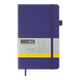 Книга записна Buromax Etalon 125*195мм 96 аркушів у клітинку обкладинка штучна шкіра Фіолетова (BM.291160-07) - изображение 1