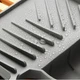 Коврик-брызговик на раковину с кармашками для губки Drain pan Серый - изображение 2
