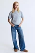 Підліткові джинси Loose Fit Wide Leg H&M вільного крою синій 158 см 463675 (4821000406304) - зображення 1