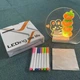 Дошка світлодіодна для малювання та нотаток кругла USB World Pad AND 5502 Біла - зображення 4
