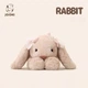 Мягкая игрушка кролик Jooki Lying Bunny с бантиками 35 см Пудровый 85937 (4821000406335) - изображение 2