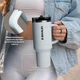 Термочашка Stanley The Quencher ProTour Flip Straw Tumbler 40 oz (1,182 л) Белая - изображение 3