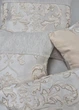 Комплект декоративных подушек Firanka Damask 37х37см 1шт, 30х30см 1шт, 33х23см 1шт, 27х27см 1шт бежевые с молочным (п_0870) - изображение 2