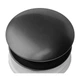 Донний клапан для раковини з переливом ZERIX BV-01 BLACK автоматичний (Click-Clack) (Колір чорний) 1 1/4'' (ZX6016) - изображение 2