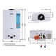 Газовая колонка дымоходная Thermo Alliance JSD20-10CLM 10 л White - изображение 2