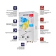 Газовая колонка MIXXUS GWH-0610 BASIC GLASS дымоходная 10 л/мин (панель из стекла с рисунком) (WH00 - изображение 6