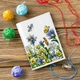 Набір для вишивки нитками на штучній шкірі «Обкладинка на паспорт» Wonderland Crafts FLHL-095 Білий - зображення 1