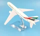 Модель літака Boeing 777 Emirates 1:400 металева лита колекційна модель пасажирського авіалайнера 16 см - зображення 3