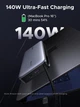 УМБ UGREEN PB552 25000mAh 165W PD 3.1 Ultra-Fast Charging Gray (55995B) - зображення 5