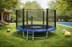 Батут Fitonix 312 см (10 ft) із захисною сіткою та драбиною, посилений, до 150 кг, для дітей та дорослих - изображение 3