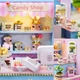 Конструктор 3D Румбокс Yummy Candy (Смачні цукерки) з LED-підсвіткою та пилозахисним ковпаком - изображение 3