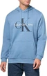 Мужская синяя кофта на флисе худи Calvin Klein с лого размер L - изображение 1