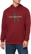 Чоловіча бордова кофта на флісі худі Calvin Klein з лого розмір M - зображення 1
