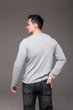 Лонгслив мужской базовый R.A. Long Light-Grey светло-серый 2478-S - изображение 4