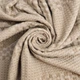 Ткань вафельная Пике Tencel IDEIA 240 см 240 гр/м2, вискоза, натуральная, для полотенец, халатов, пледов, мокко - изображение 1