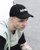 Кепка унисекс Intruder регулируемая классическая модель дышащий головной убор с вышитым логотипом черная one size - изображение 3