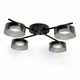 Люстра DUSHA MS228 – 4 x GX53, чорний/димчатий, LIGHT SET - изображение 1