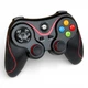 Геймпад универсальный V8 Bluetooth контроллер для PS3, PS4, Android, iOS, Windows/Steam - Black/Red - изображение 2