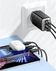 Зарядний пристрій Essager 67W GAN 2 x Type-C + USB-A Black - зображення 3