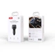 FM-трансмиттер автомобильный XO BCC17 Bluetooth / USB-A / Type-C Черный - изображение 5