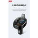 FM-трансмиттер автомобильный XO BCC03 Bluetooth / QC быстрая зарядка Черный - изображение 8