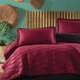 Покрывало Clasy Lorna Евро 180 x 240 см Хлопок Бордовый - изображение 2