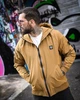 Куртка мужская Stone Island карман бежевая 4 ДЛ7036, городская весенняя, водоотталкивающая, эластичная L - изображение 4