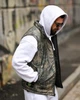 Жилет двосторонній (чорний і камуфляж) чоловічий Stone Island утеплений, міський, демісезонний ВТ5323 L - зображення 10
