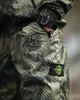 Спортивный костюм Stone Island ПП8231 хаки из плащевки с капюшоном демисезонный XXXL - изображение 7