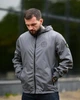 Мужская ветровка карман Stone Island серая весенняя, складывается в карман, водоотталкивающая, капюшон M - изображение 1