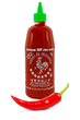 Соус Ширачи Sriracha гострий чілі для страв вегетаріанський натуральний соус 740 мл зелена кришка Jasny - зображення 1