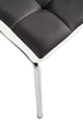 Стілець для кухні та вітальні Halmar K186 Чорно-Білий (5905248117006) - зображення 4