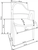 Krzesło do kuchni i salonu Halmar K247 Białe (5905248117563) - obraz 2